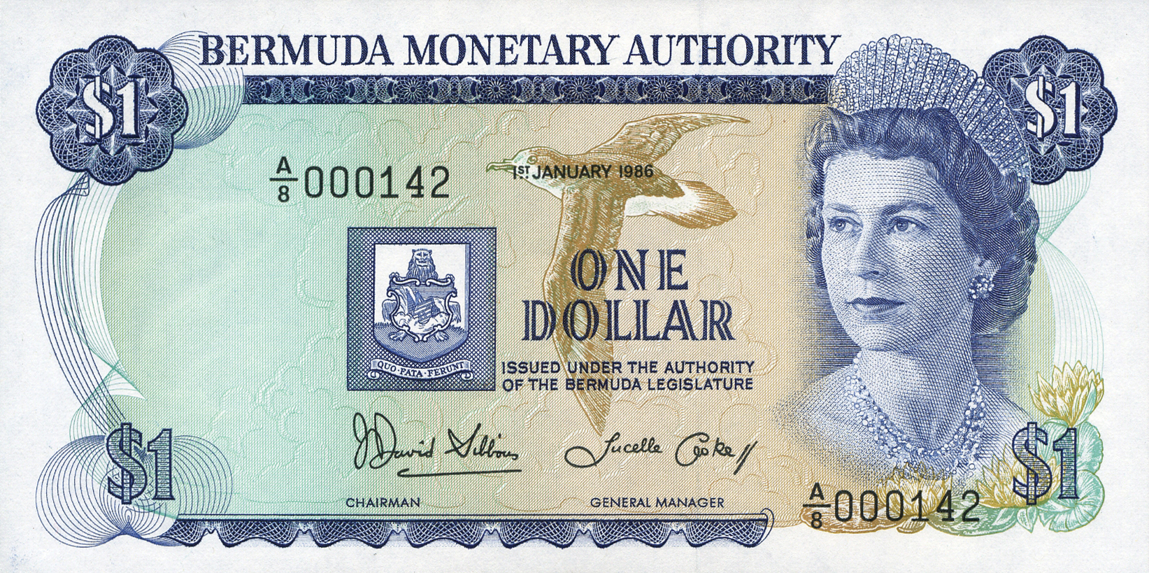  1ST JANUARY 1986 Sig 6: Gibbons/Cooke Prefix A/8 