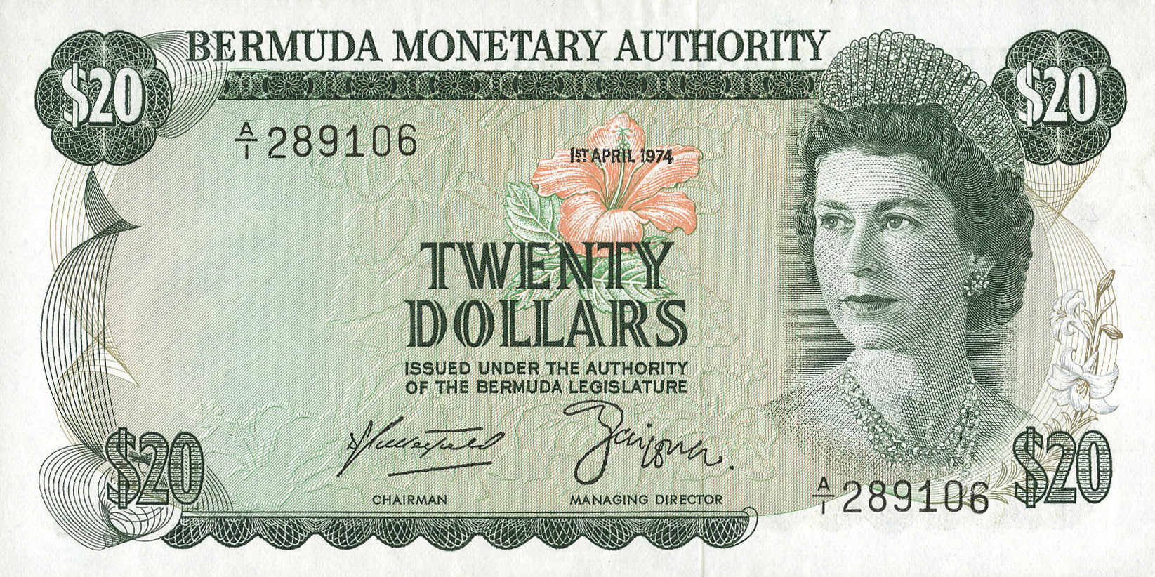  1ST APRIL 1974 Sig 1: Butterfield/Clifford Prefix A/1 