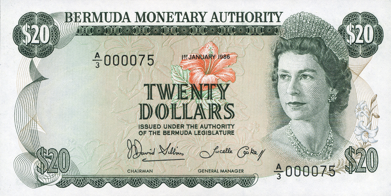  1ST JANUARY 1986 Sig 6: Gibbons/Cooke Prefix A/3 