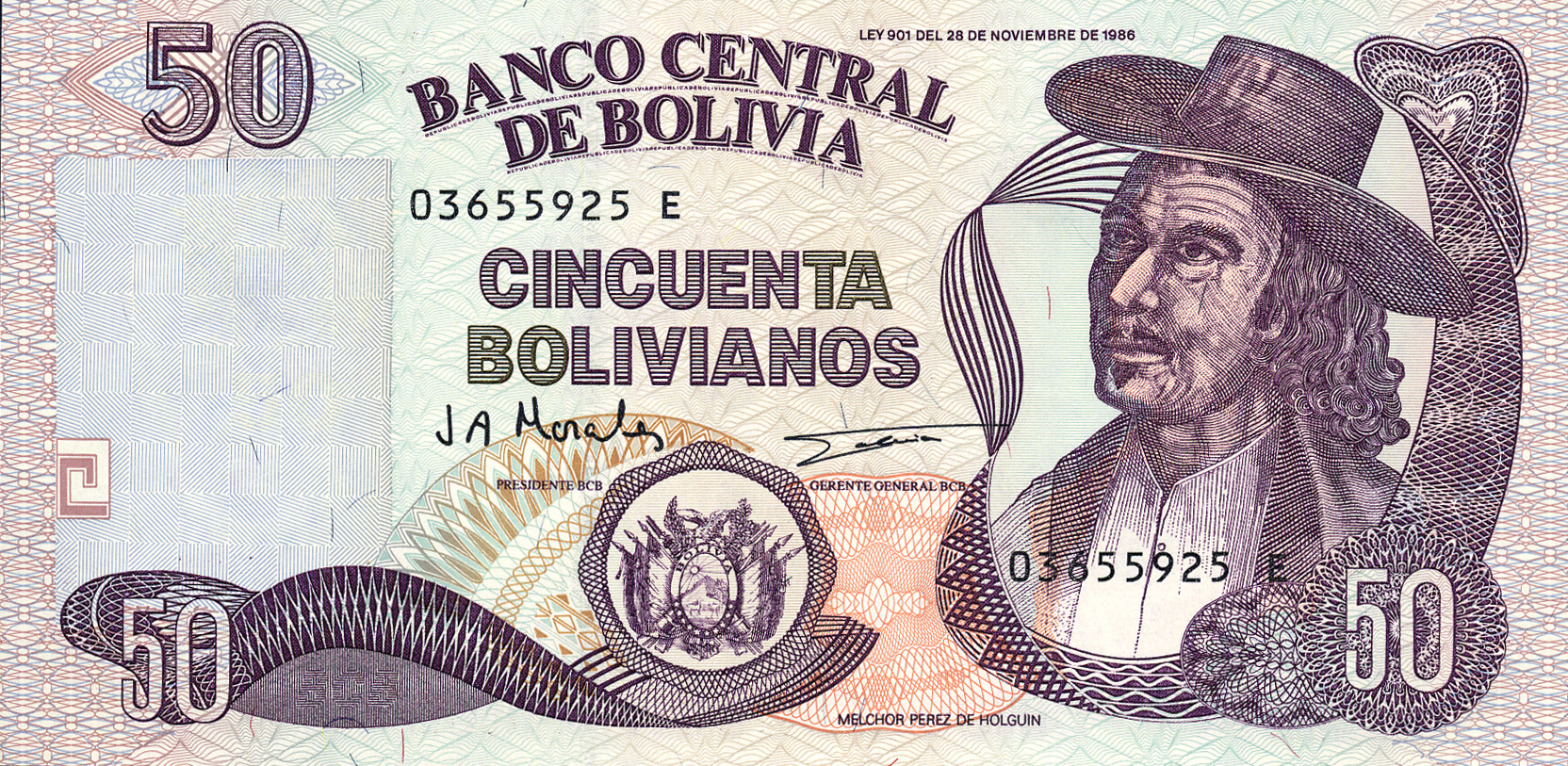  Sig 87: Morales/Valencia Printer: F C OBERTHUR Suffix E Intro: 1997 