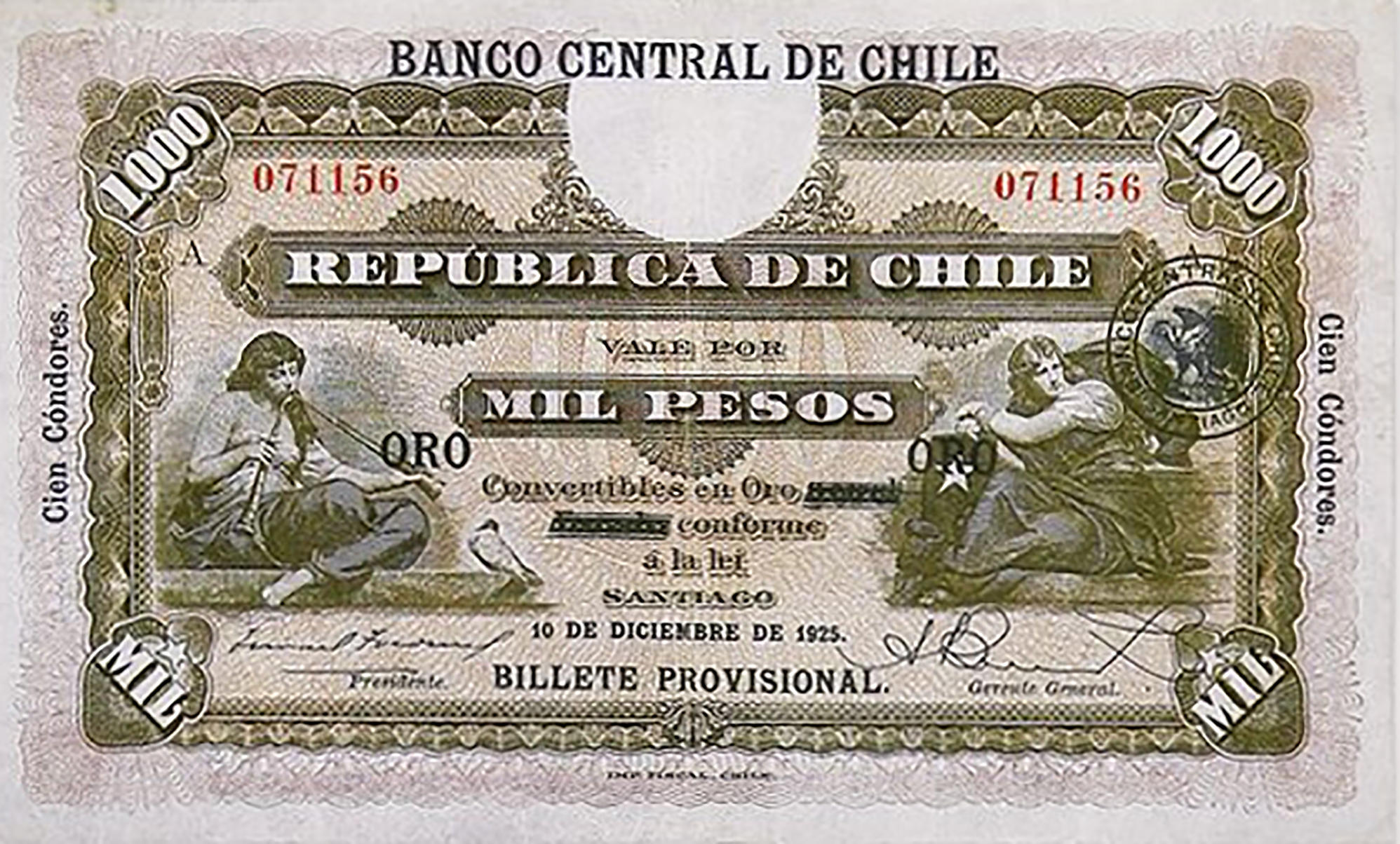  10 DE DICIEMBRE DE 1925 Sig 1: Tocornal/Burr 