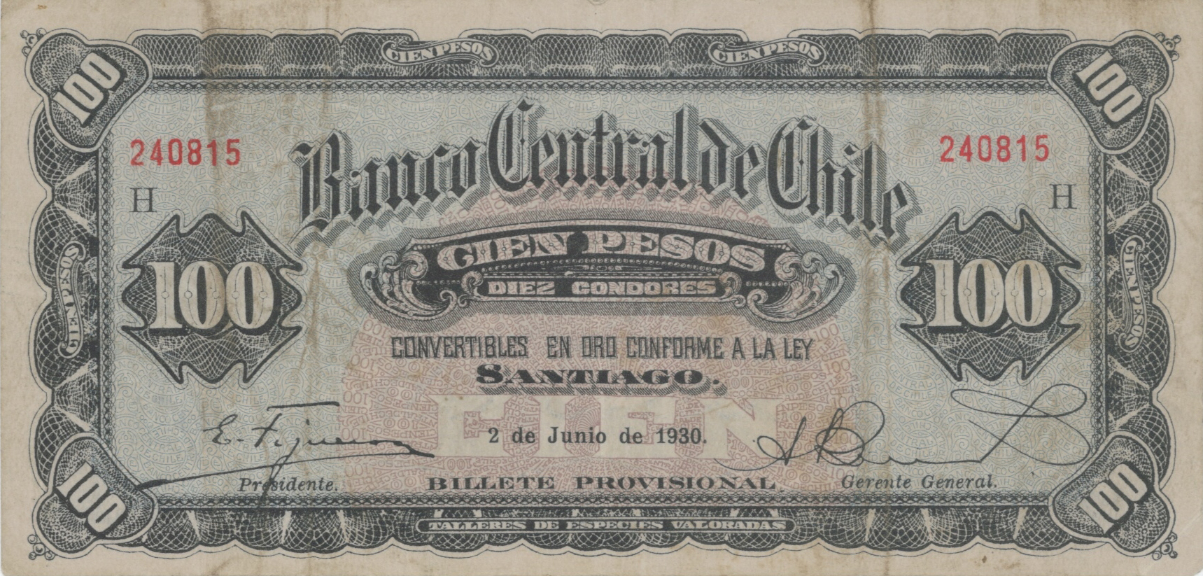  2 de Junio de 1930 Sig 2: Figueroa/Burr Series H 