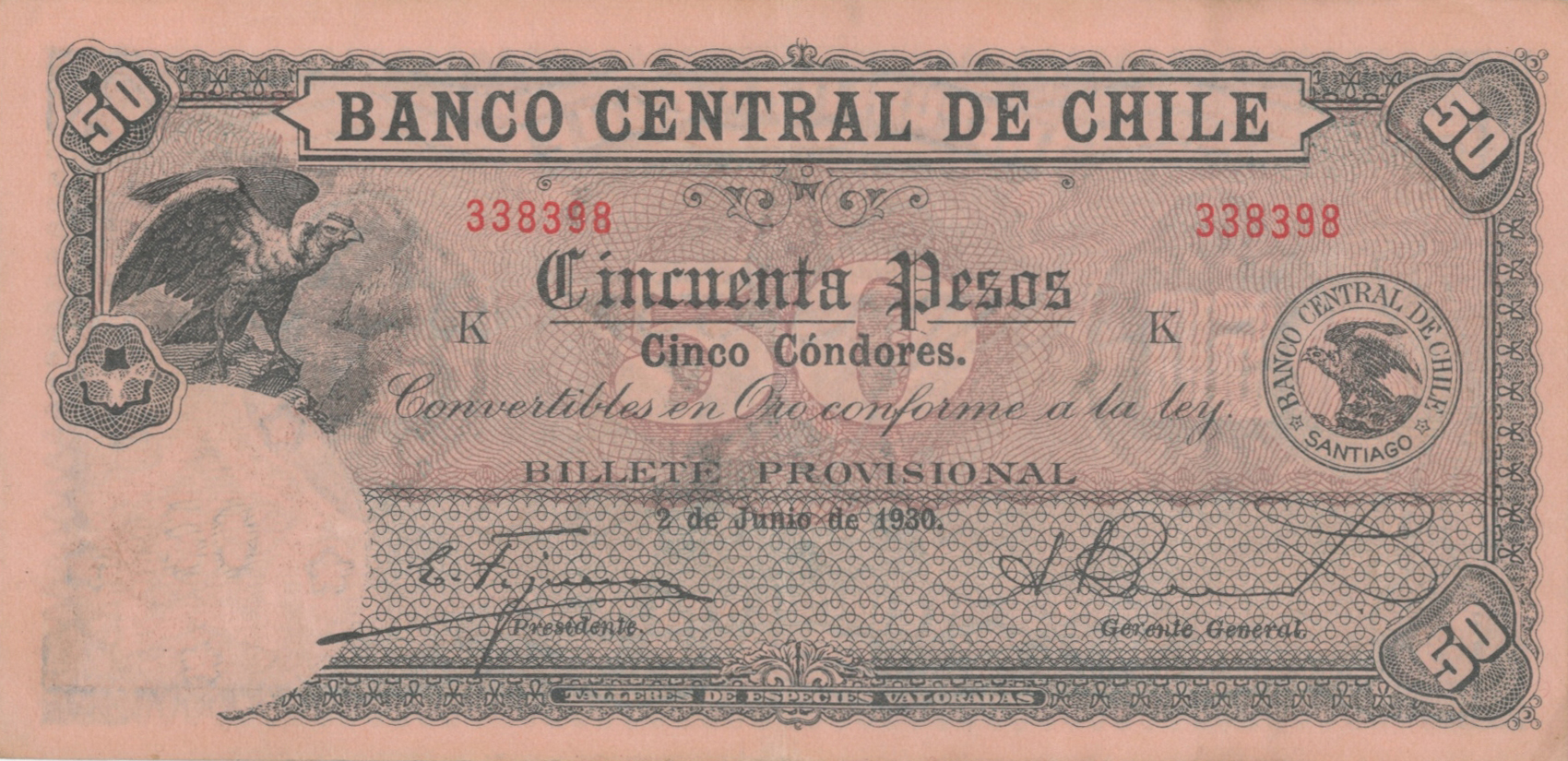  2 de Junio de 1930 Sig 2: Figueroa/Burr Series K 