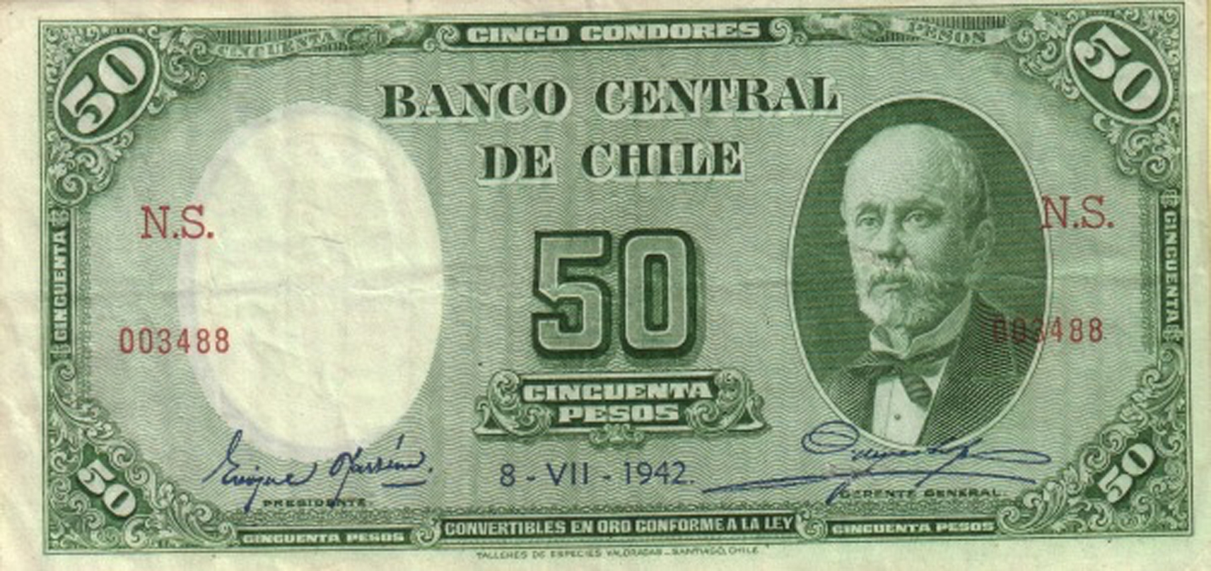  8 - VII - 1942 Sig 7: Oyarzún/Meyerholz Series KW - LO 