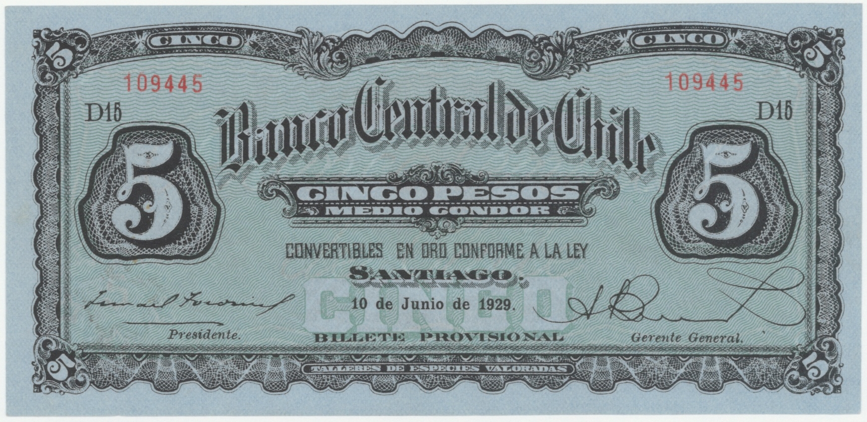  3 25-mm tall sans serif s/n Series D# 