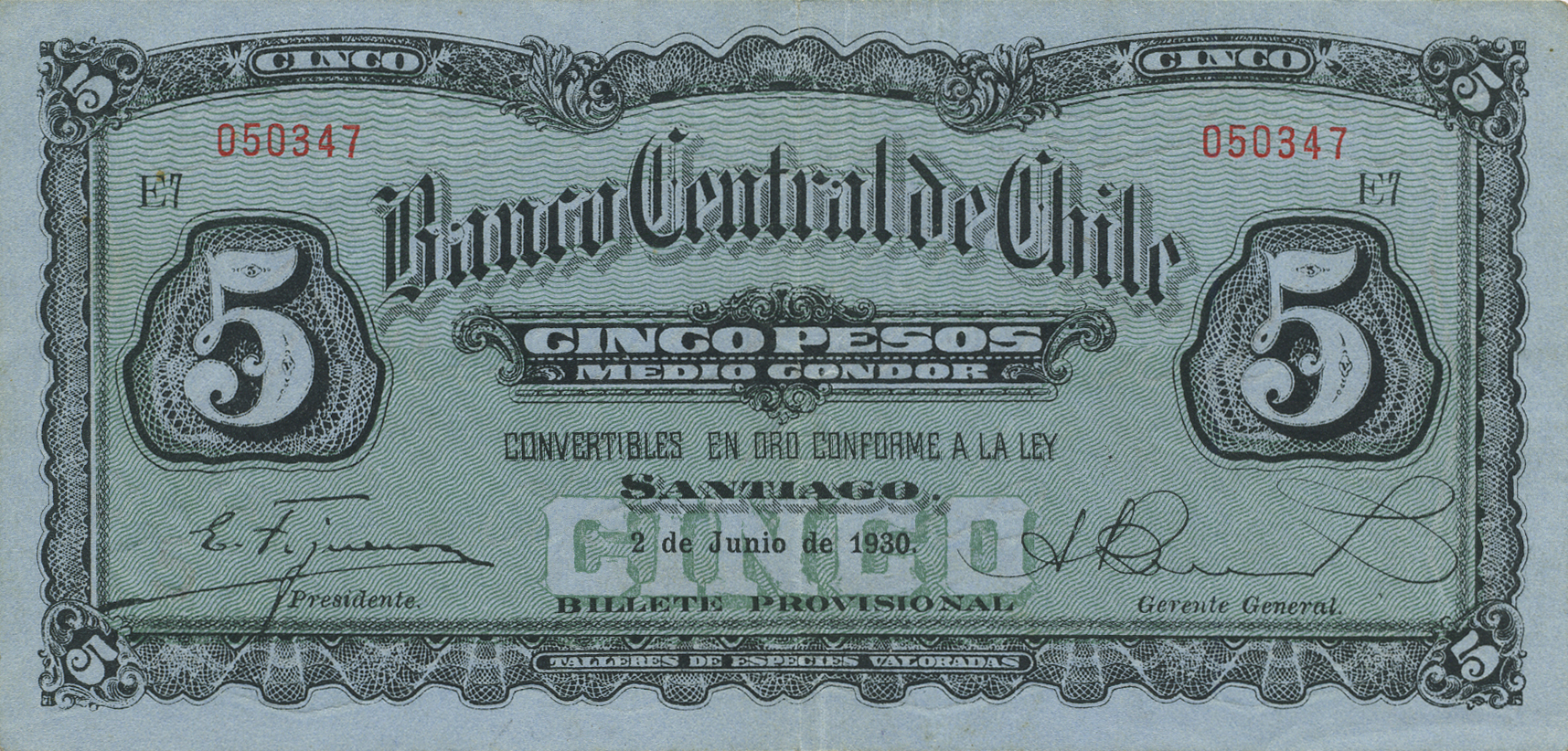  2 de Junio de 1930 Sig 2: Figueroa/Burr Series E# 