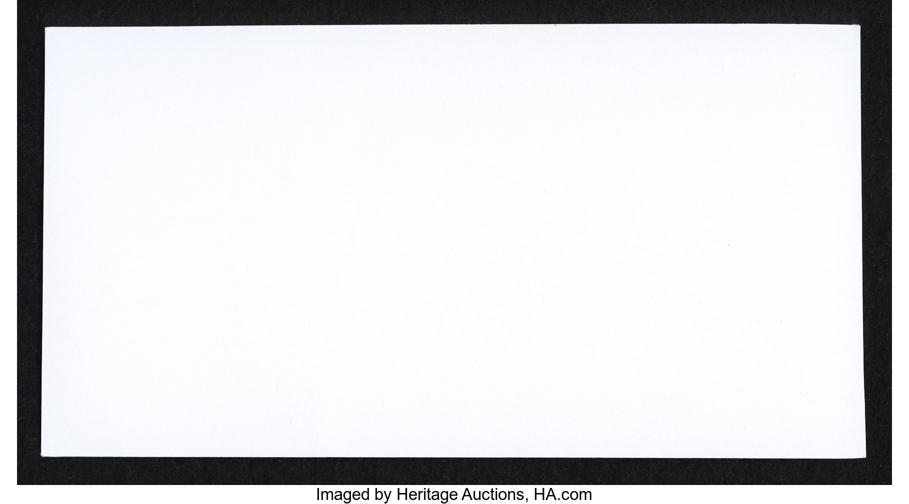  Separate front/back uniface proof; no ovpt; no perf; no date; no s/n 