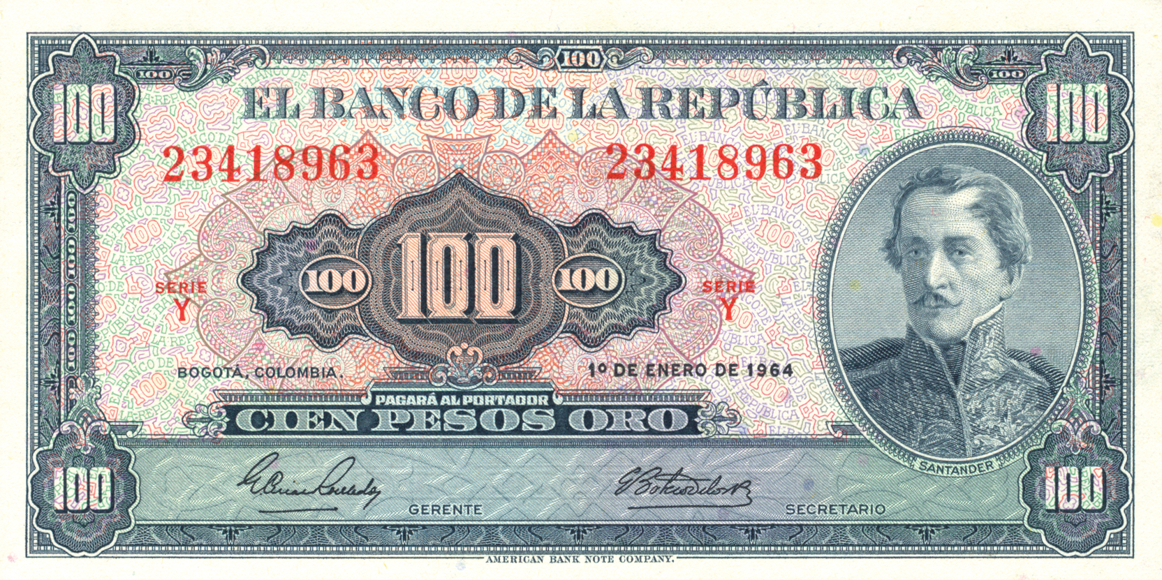  1o DE ENERO DE 1964 Sig 10: Robledo/Botero 