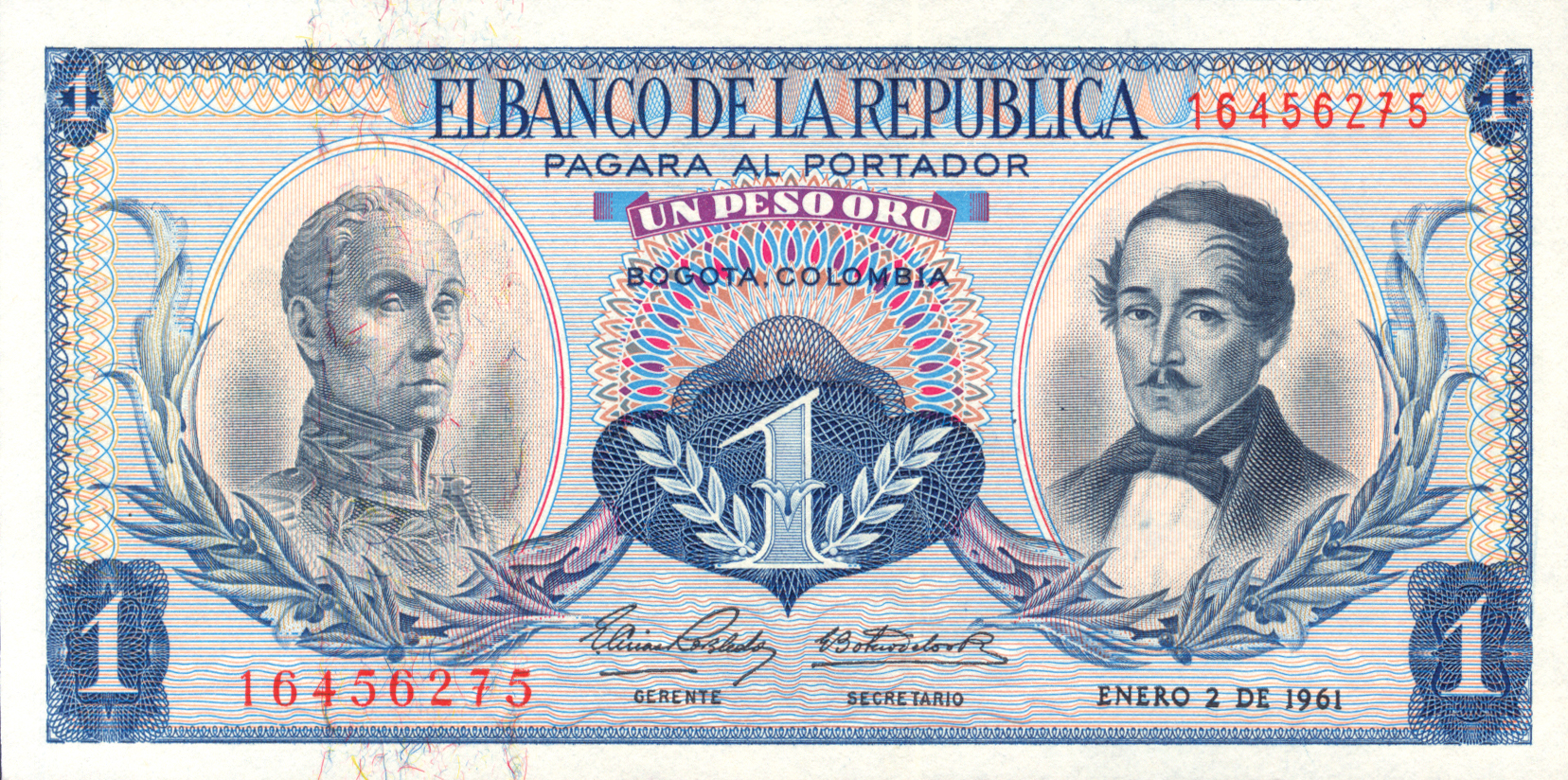  ENERO 2 DE 1961 Sig 10: Robledo/Botero 