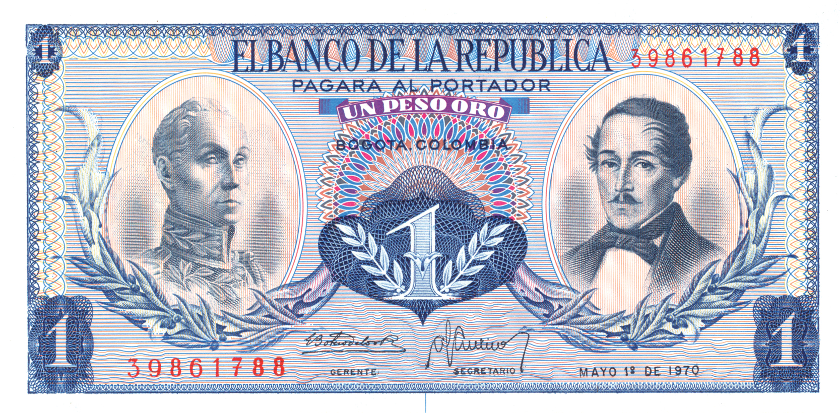  MAYO 1o DE 1970 Sig 11: Botero/Gutiérrez 