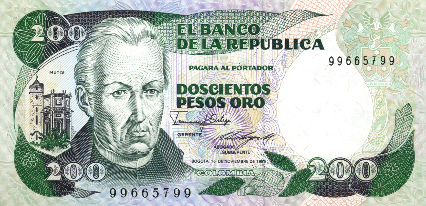  1o DE NOVIEMBRE DE 1985 Sig 16: Ortega/Manrique 