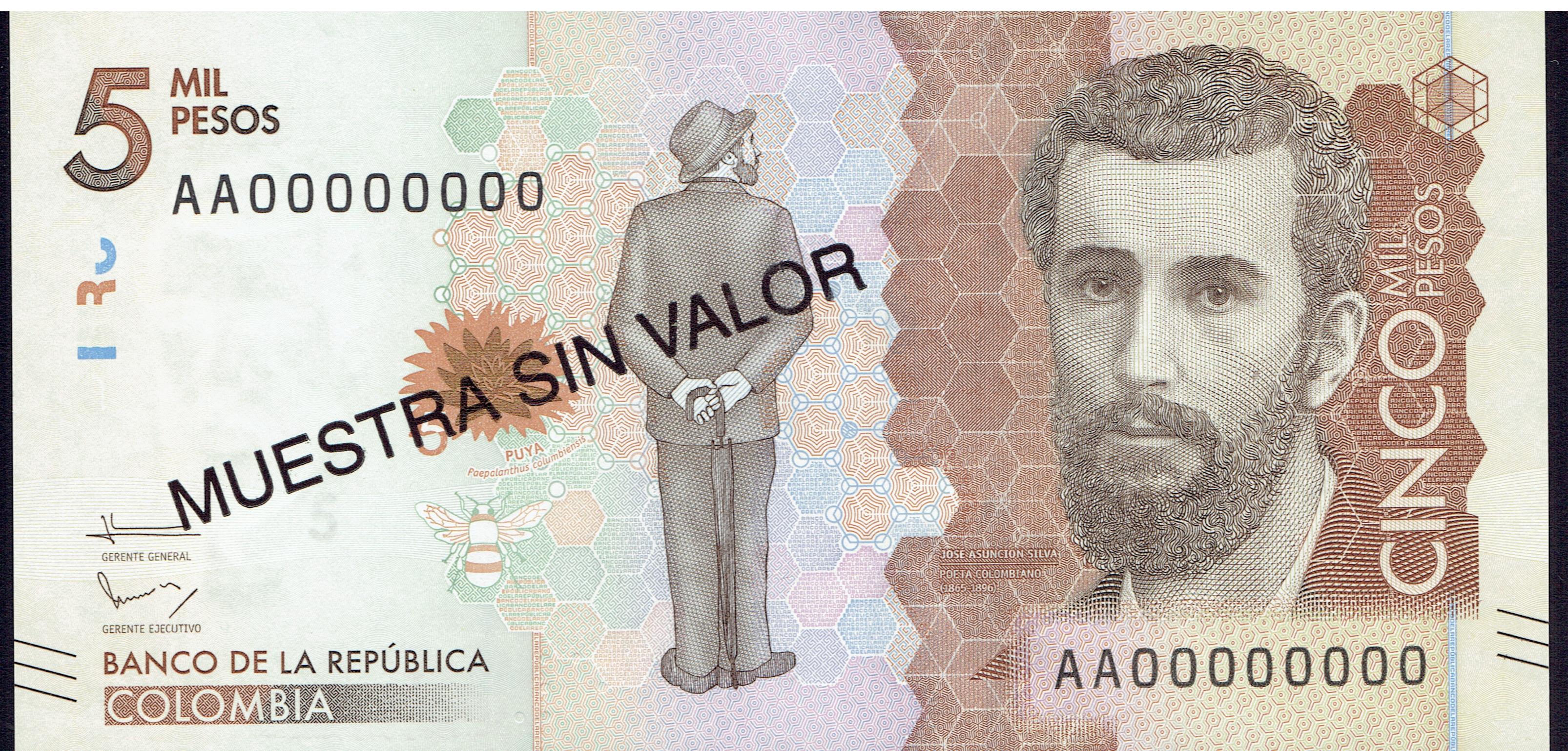  Diagonal black MUESTRA SIN VALOR ovpt front/back; all-zero s/n 