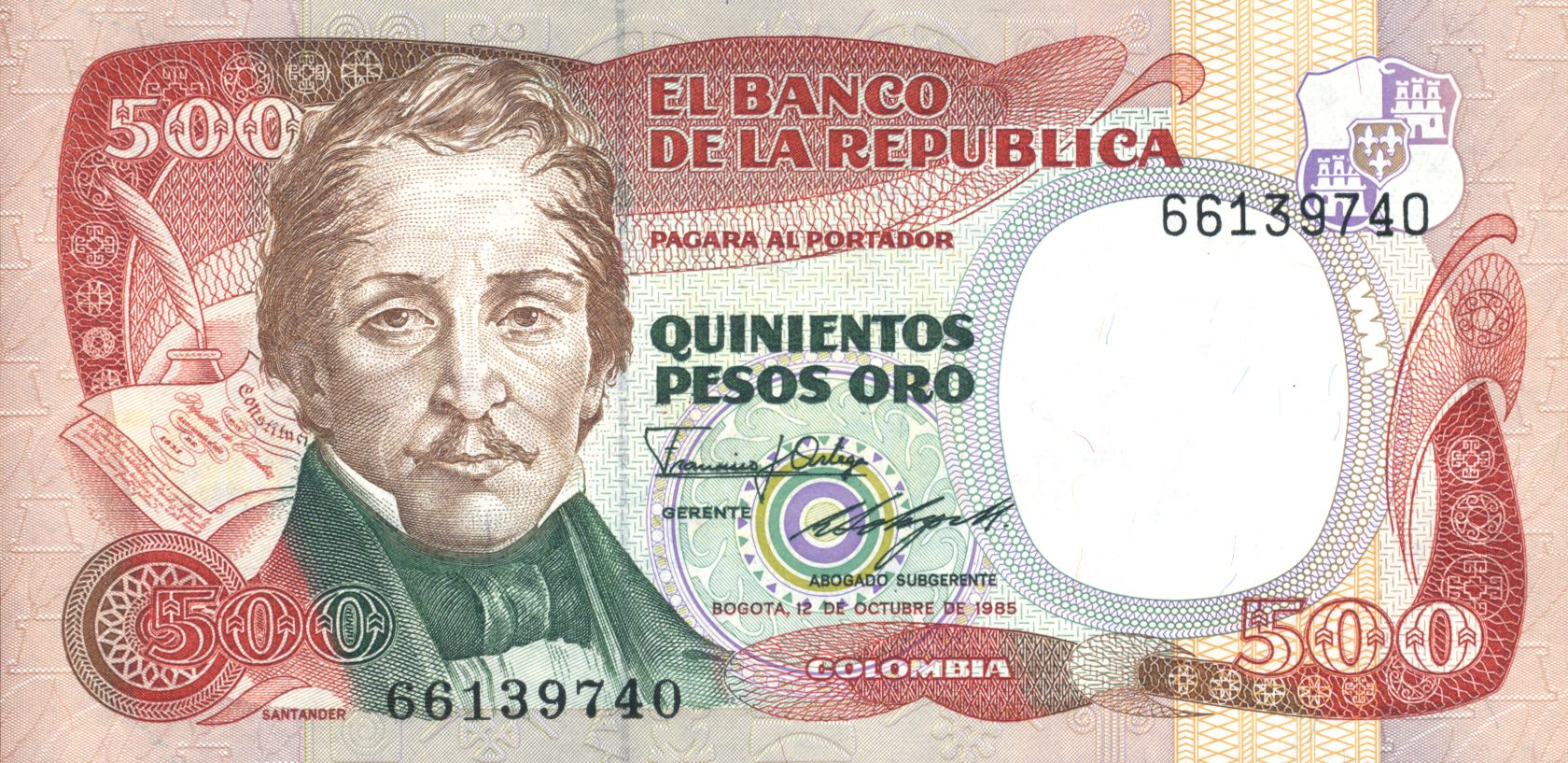  12 DE OCTUBRE DE 1985 Sig 16: Ortega/Manrique 