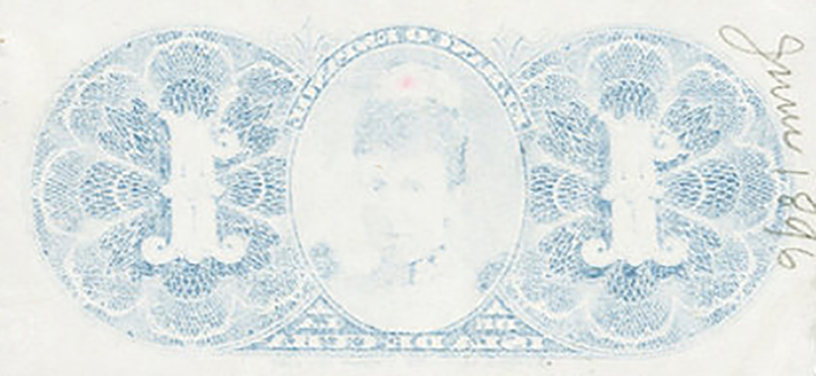  Front/back proof; no s/n 