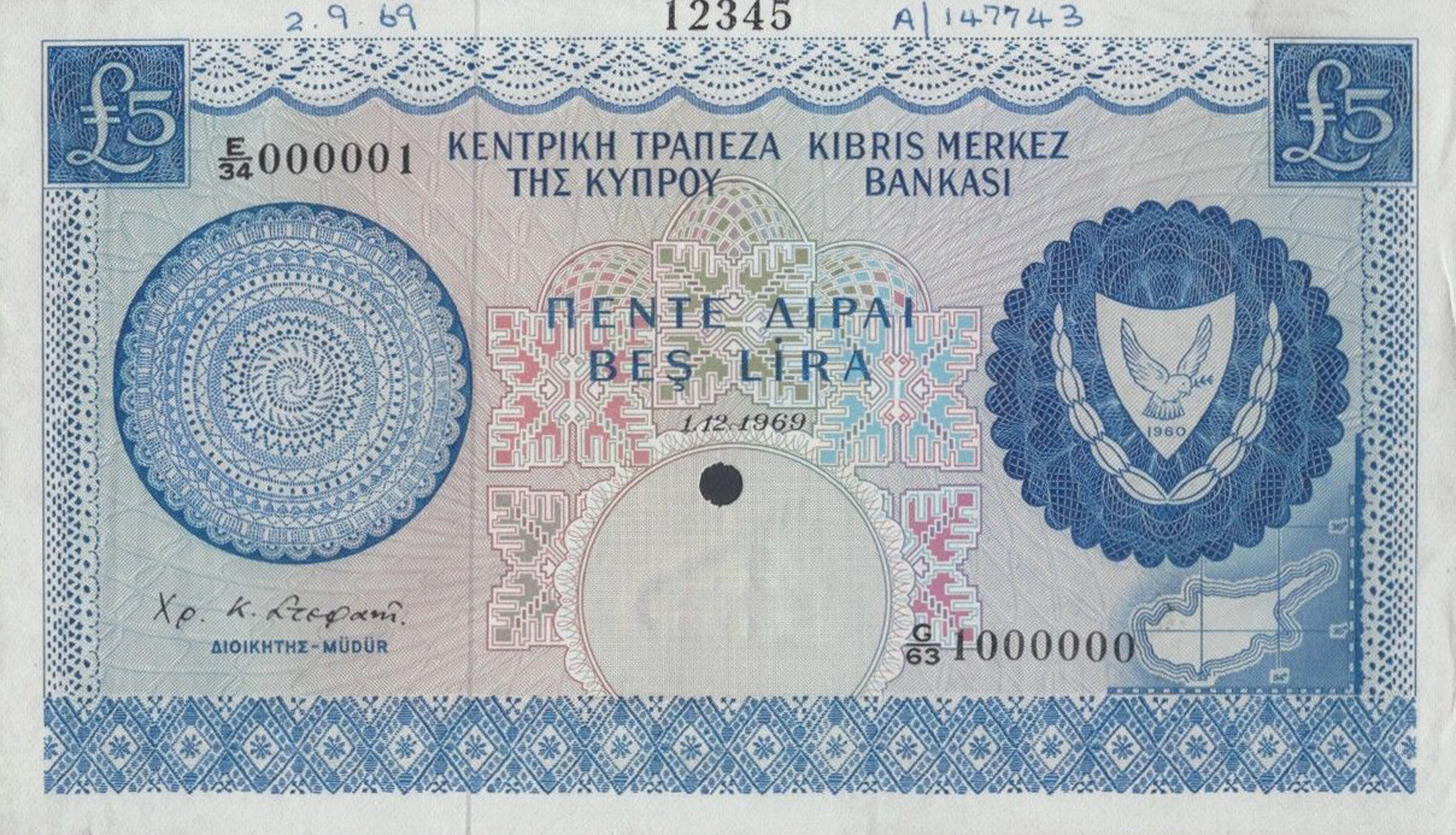  Horizontal CANCELLED # perf; s/n range 