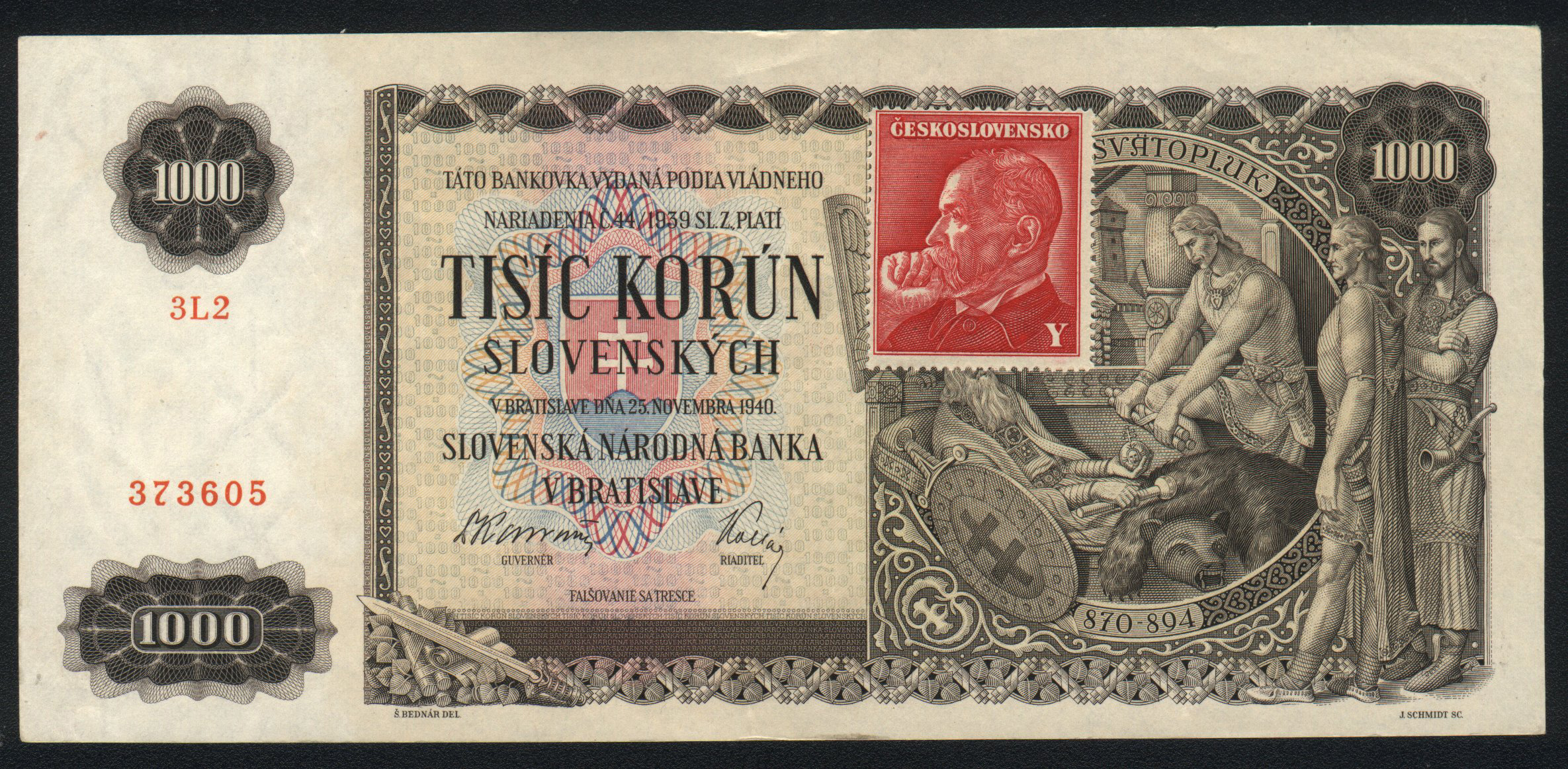 25.11.1940 25 NOVEMBRA 1940 Slovakia sig 1 Intro: 03 07 1945 