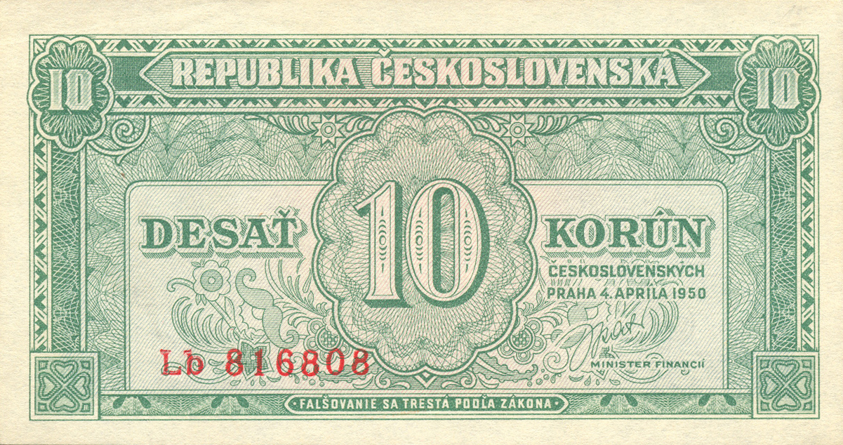 4.4.1950 4 APRILA 1950 Sig 9 Series A - Z, Az - Zh Intro: 27 06 1949 