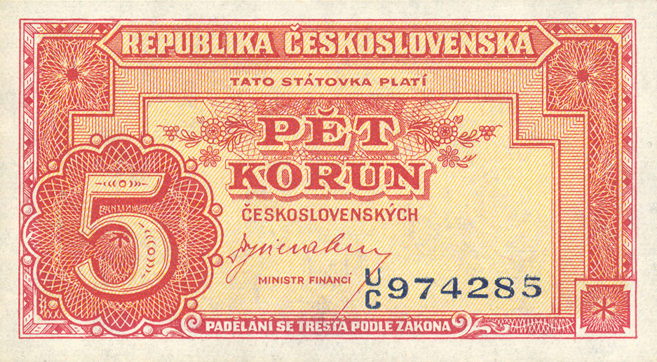  No date Sig 6 Prefix R/A - R/D, T/A - T/Z, U/B - U/Z, X/A - X/Z, Z/A - Z/Z 84,000,000 notes Intro: 01 11 1945 