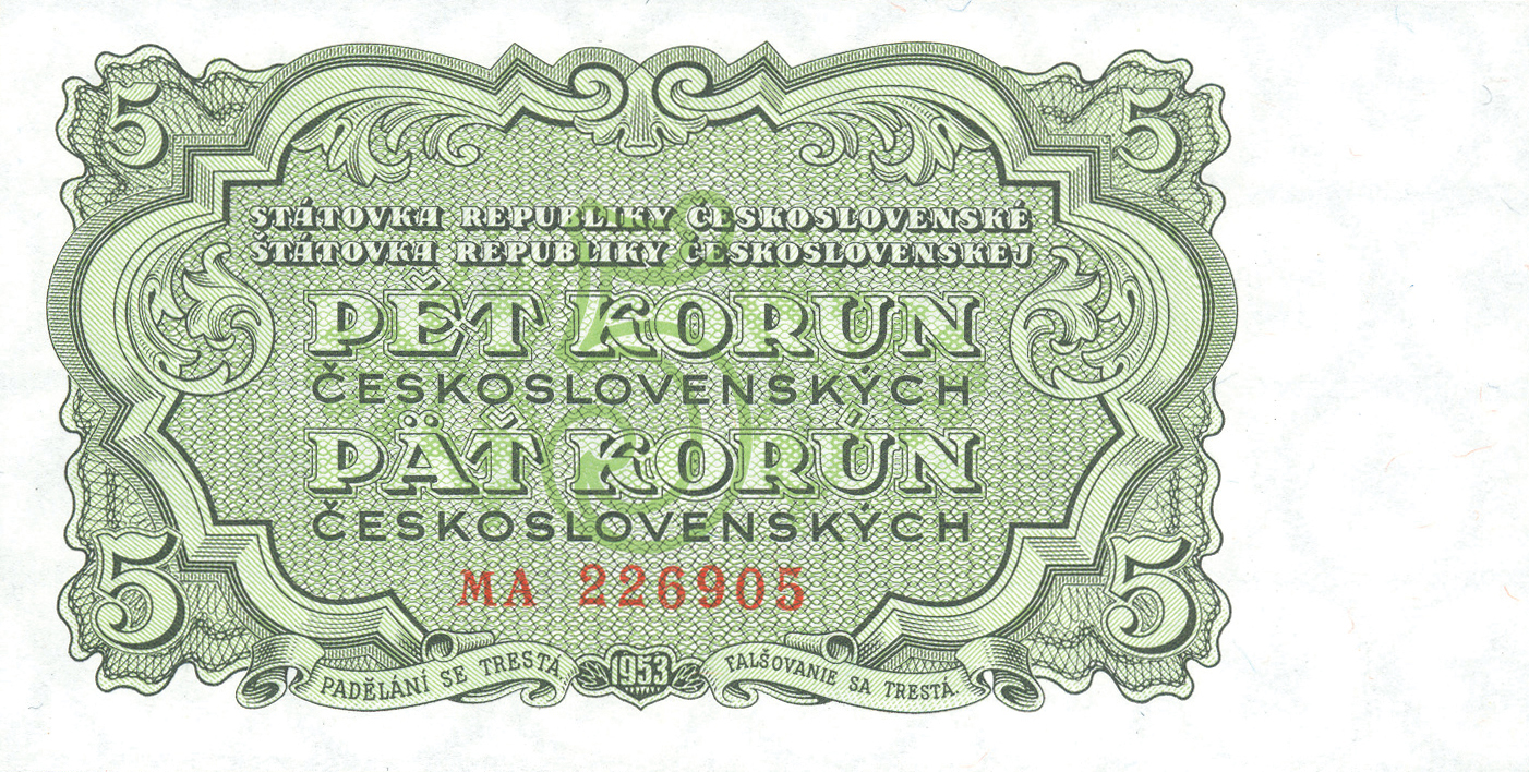  Prefix HA - HV, KA - KV, MA - MV, NA - NV, PA - PV, RA - RB Printer: (Státní Tiskárna Cenin) 