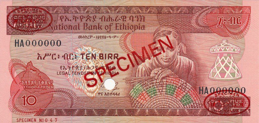  Diagonal red hollow SPECIMEN ovpt front/back; horizontal red SPECIMEN NO # ovpt lower left; all-zero s/n 