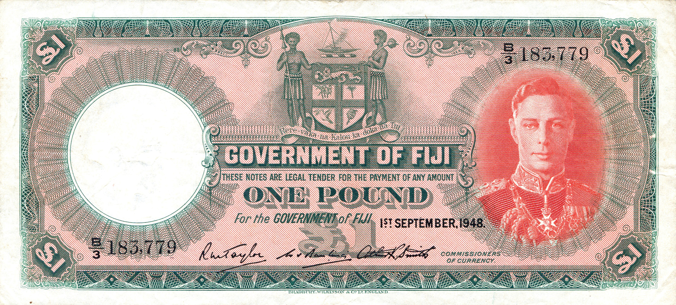  1ST SEPTEMBER, 1948 Sig 20: Taylor/Banting/Smith 