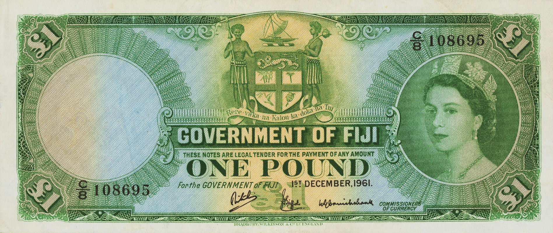  1ST DECEMBER, 1961 Sig 27: Ritchie/Griffiths/Cruickshank Prefix C/8 - C/11 