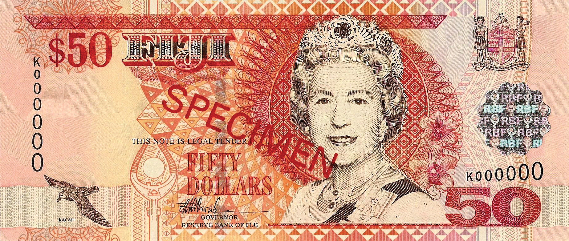  Diagonal red SPECIMEN ovpt front/back; all-zero s/n 