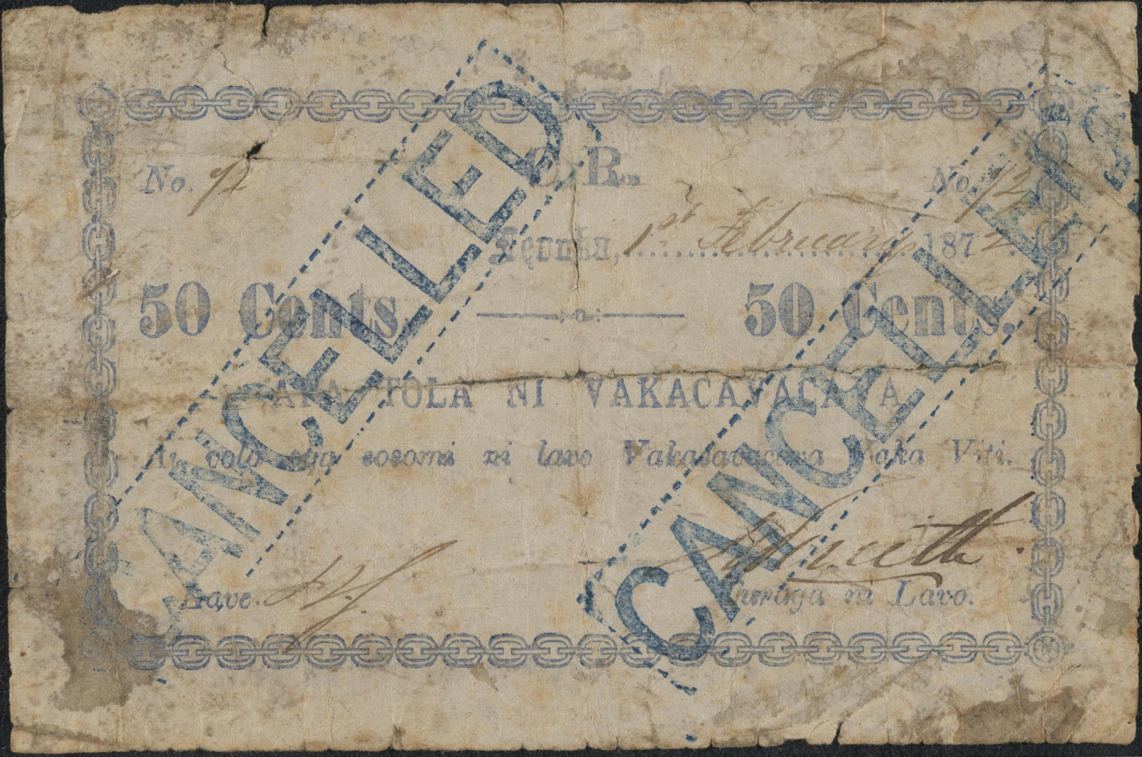  187_ Handwritten date, sig , and s/n 