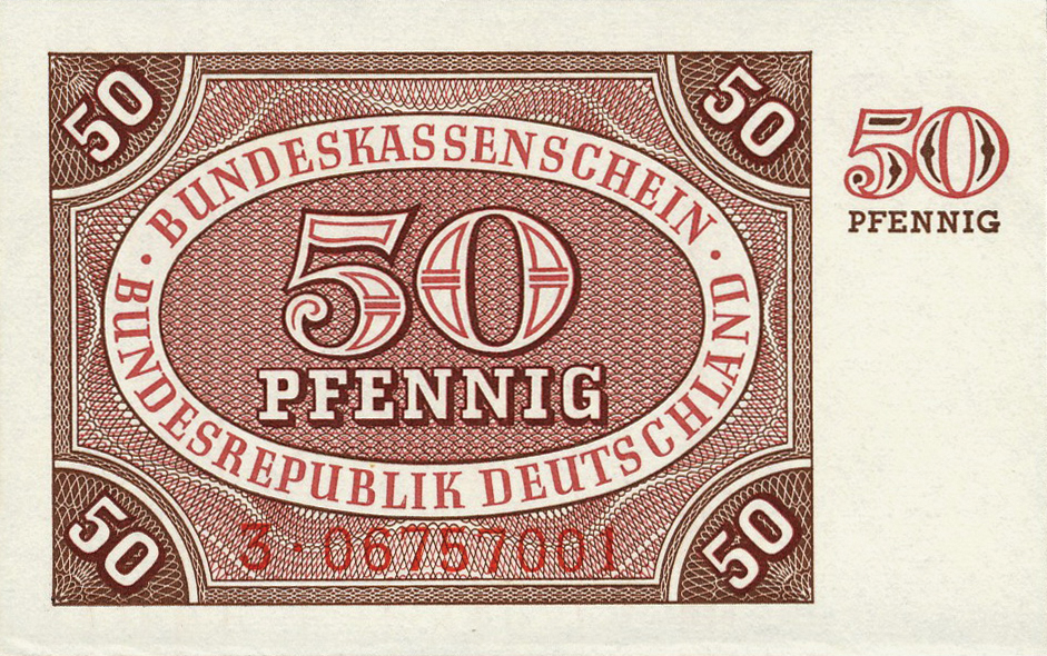  20 OKTOBER 1918 Sig 10 Series A - H, J - K 6- or 7-digit s/n Wmk: Horizontal wavy lines Intro: 00 11 1918 