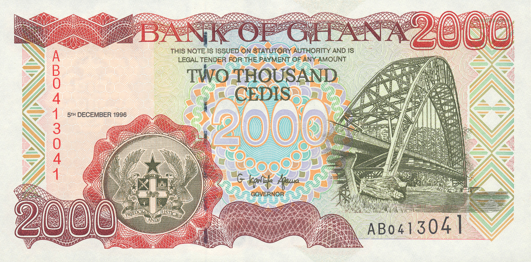  5TH DECEMBER 1996 Sig 9: Agama Prefix AA - AF 