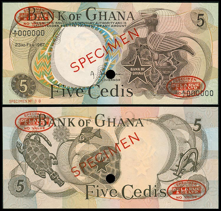  Diagonal red SPECIMEN and DLR oval ovpts; horizontal red SPECIMEN NO # ovpt lower left; all-zero s/n 