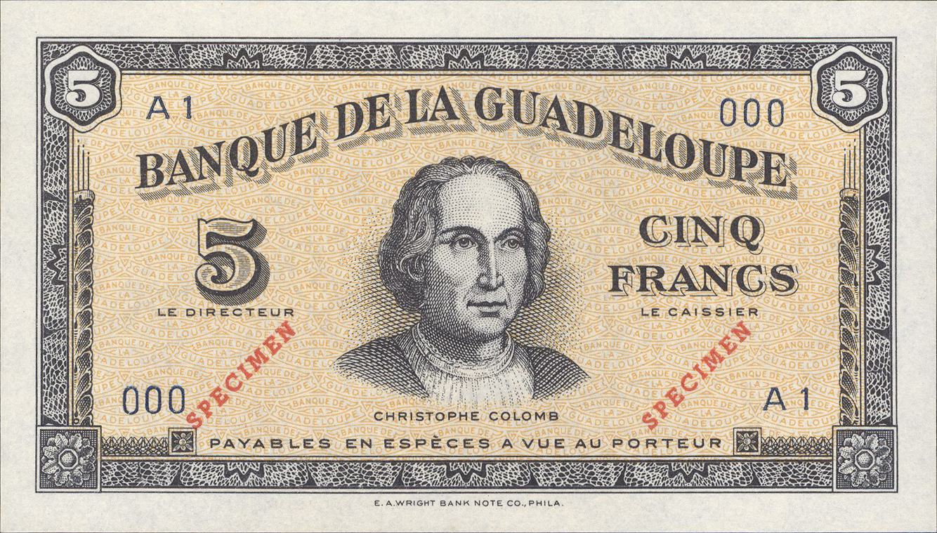  Two diagonal red SPECIMEN ovpts front; no sig ; all-zero s/n 