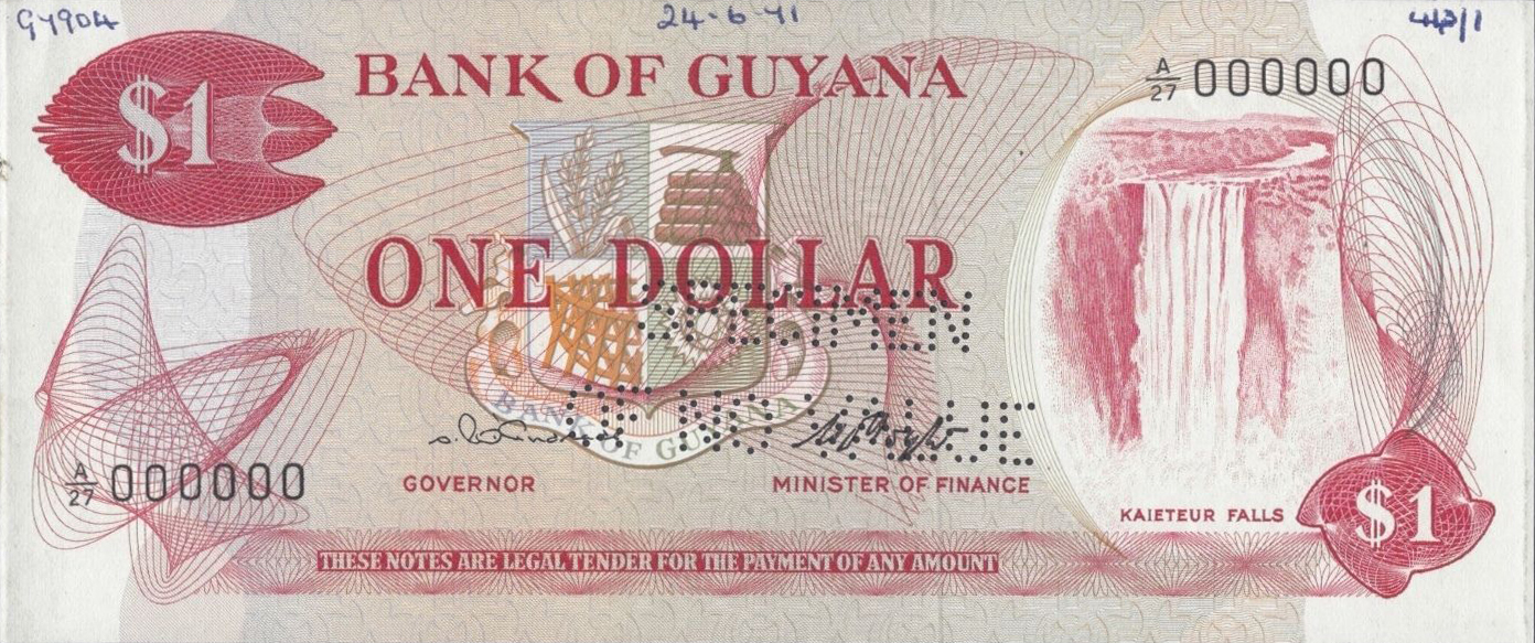  Horizontal SPECIMEN / OF NO VALUE perf; all-zero s/n 