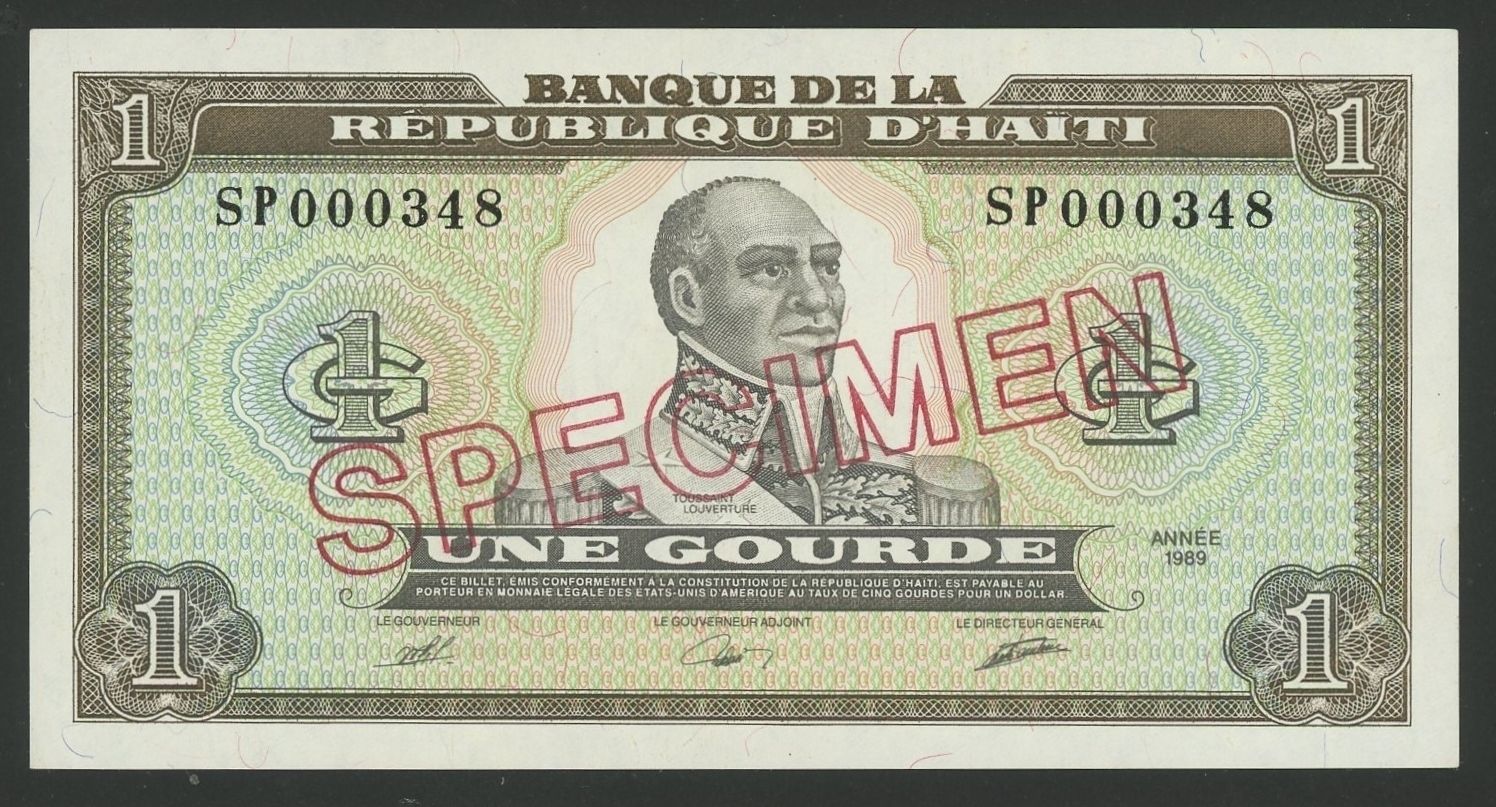  Diagonal red hollow SPECIMEN ovpt front/back; normal s/n 