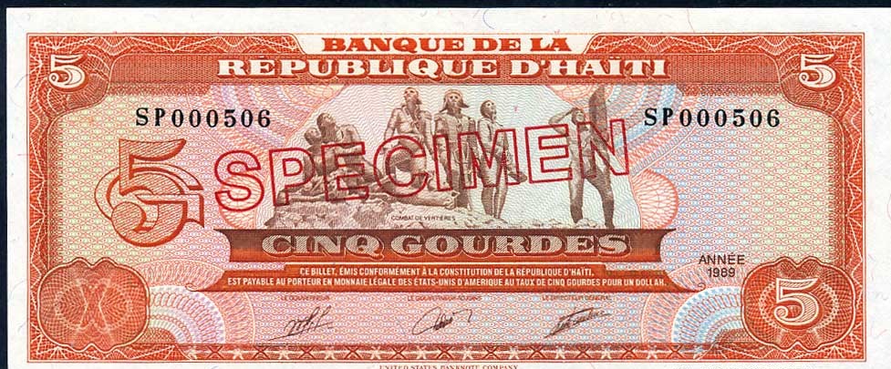  Diagonal red hollow SPECIMEN ovpt front/back; normal s/n 