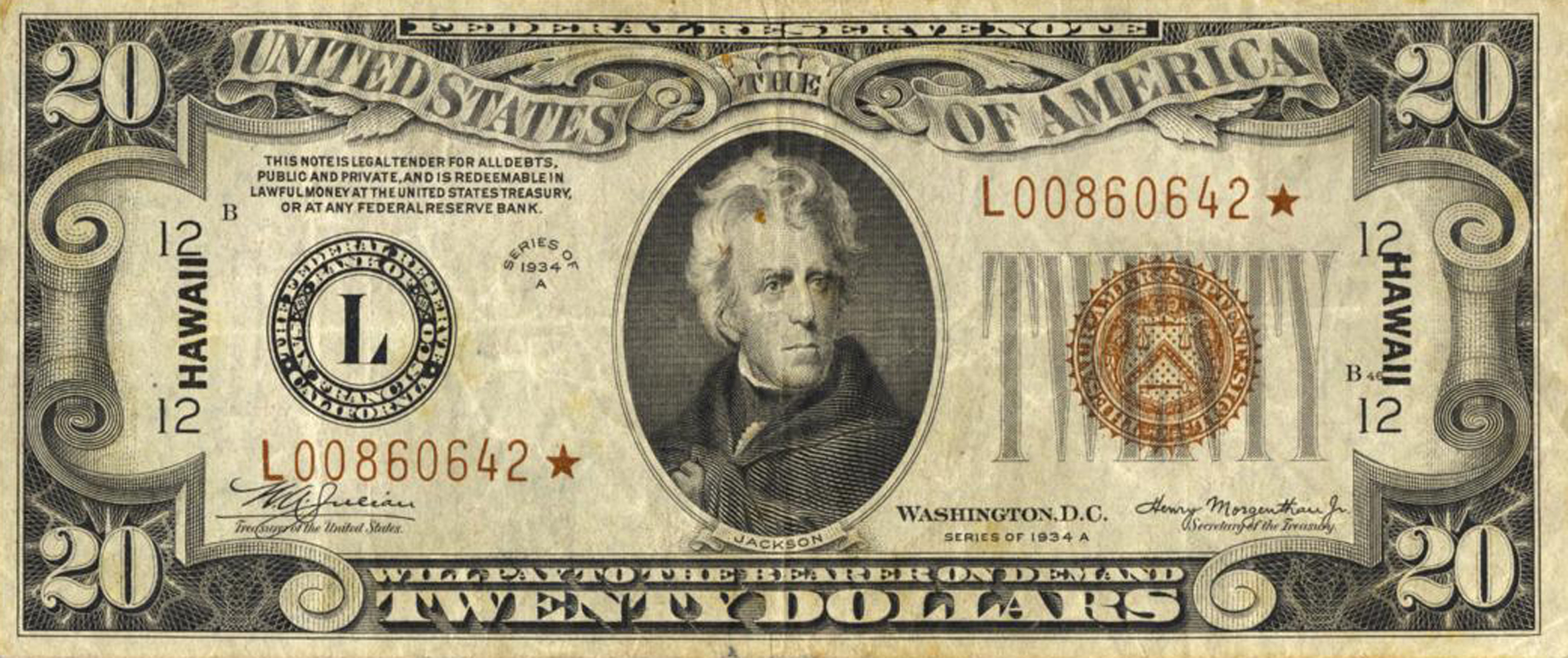 20 dollars  (B303bz)