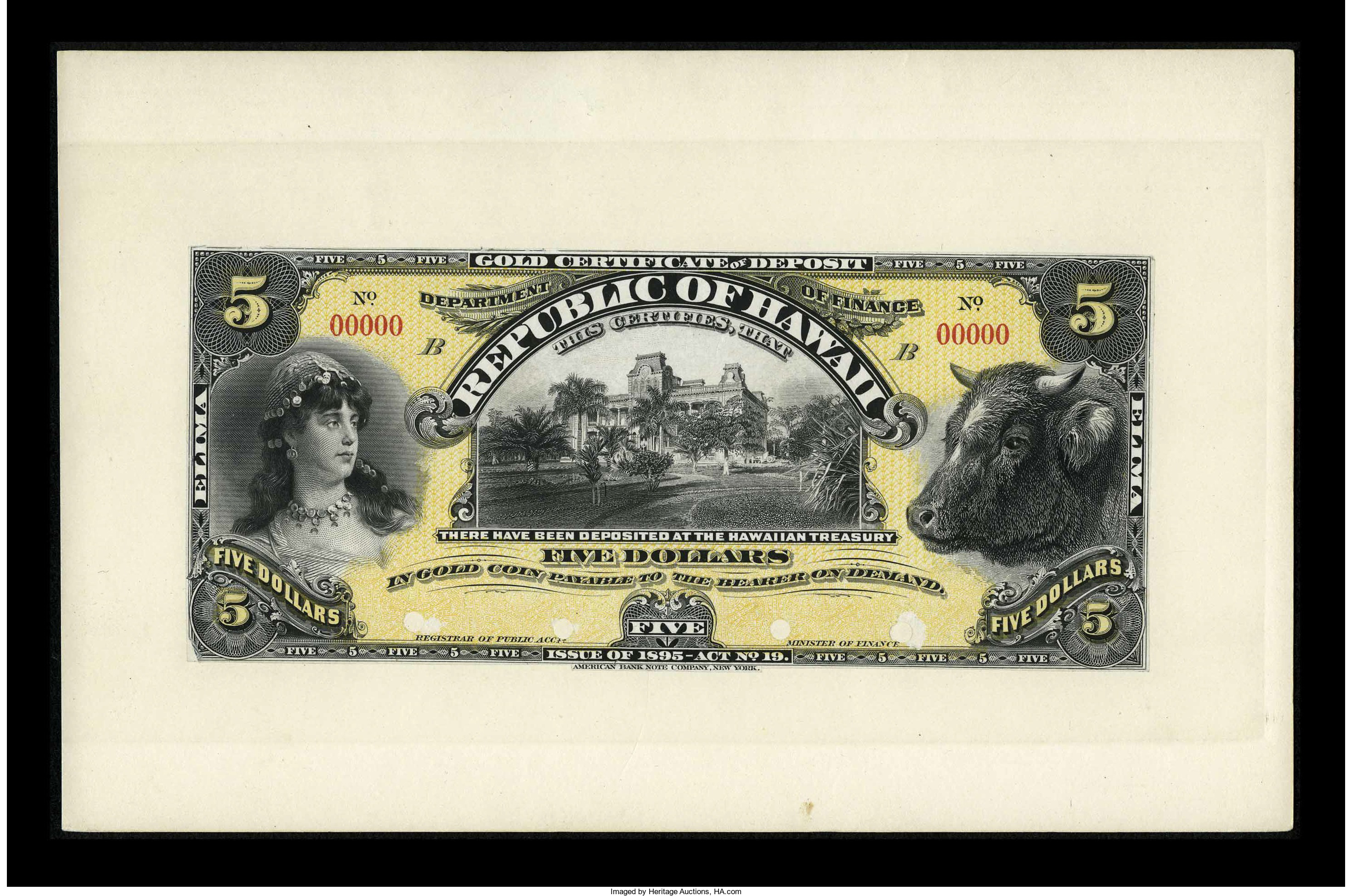  Uniface front without counterfoil; all-zero s/n 