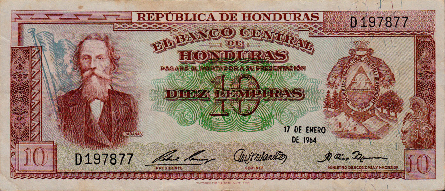  17 DE ENERO DE 1964 Sig 6: Ramírez/Medrano/Calix Prefix D 