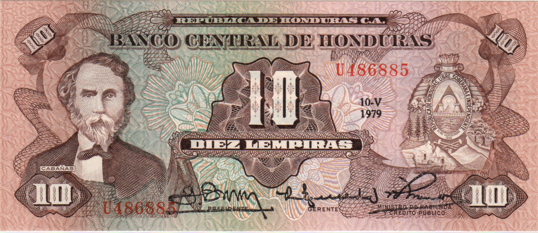  10-V 1979 Sig 13: Bueso/Euceda/Mendoza Prefix U 