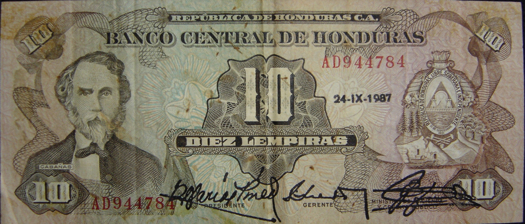  24-IX-1987 Prefix AD 