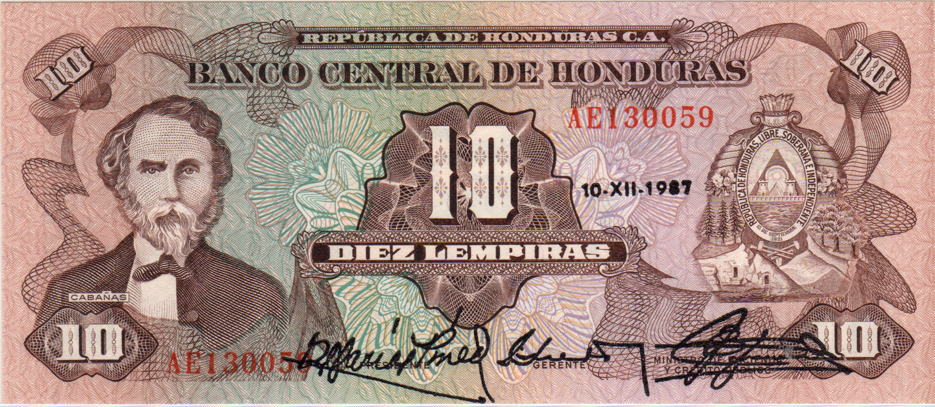  10-XII-1987 Prefix AE 