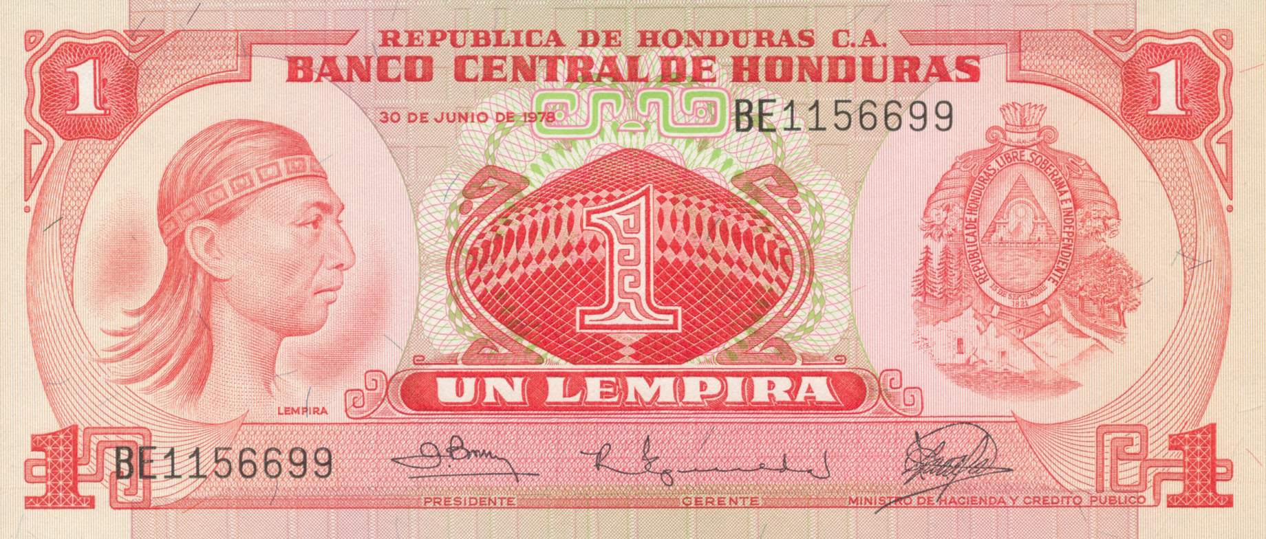  30 DE JUNIO DE 1978 Sig 12: Bueso/Euceda/Zavala Prefix BD - BE 