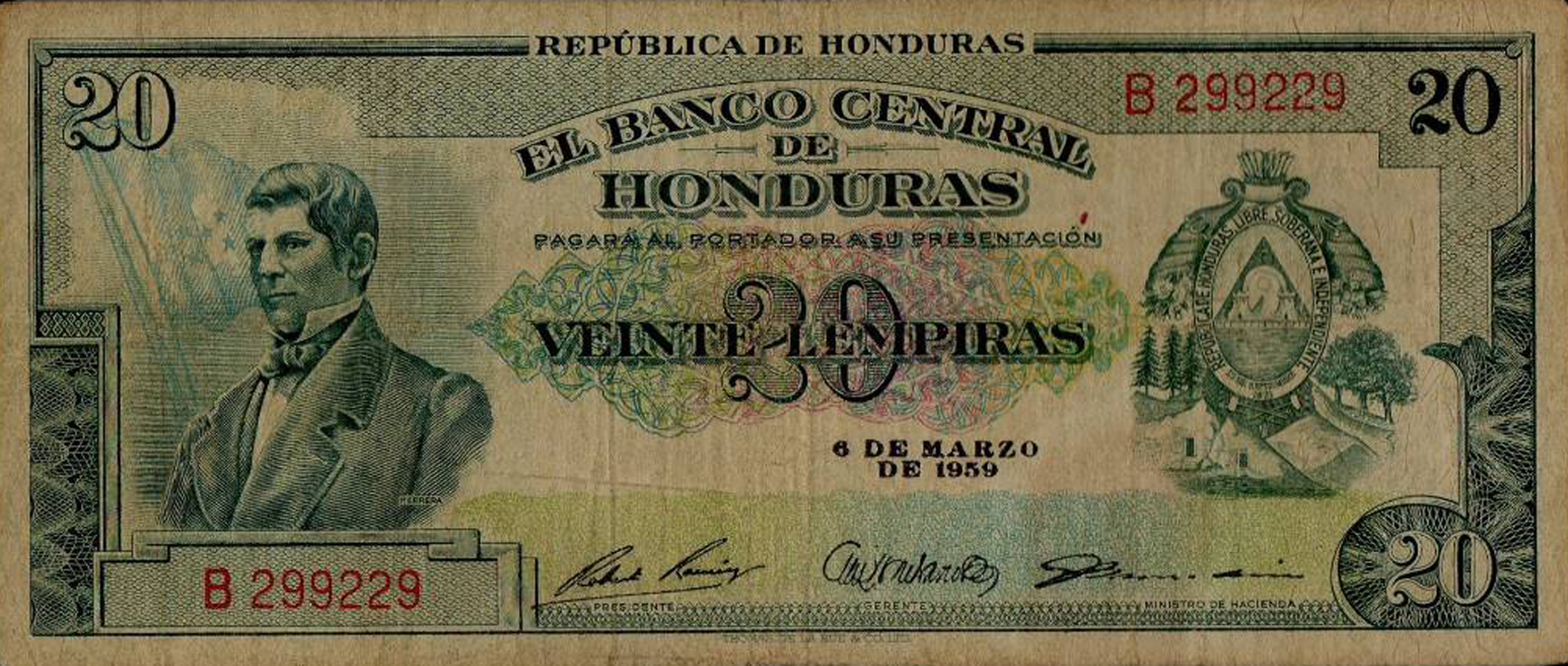  6 DE MARZO DE 1959 Sig 5a: Ramírez/Medrano/Bueso 