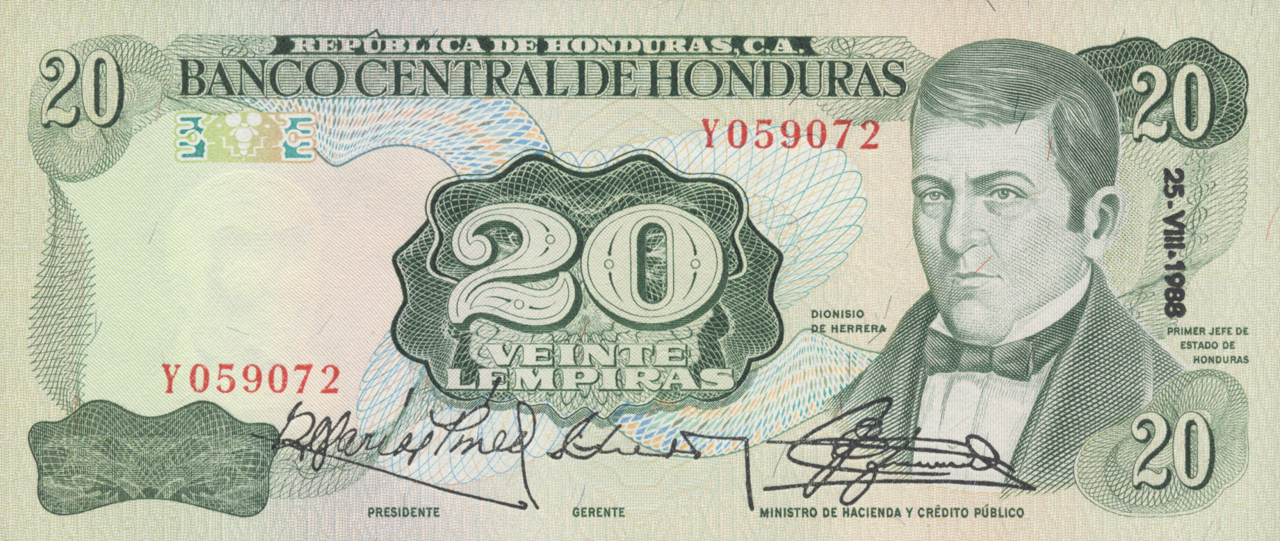  25-VIII-1988 Prefix Y 