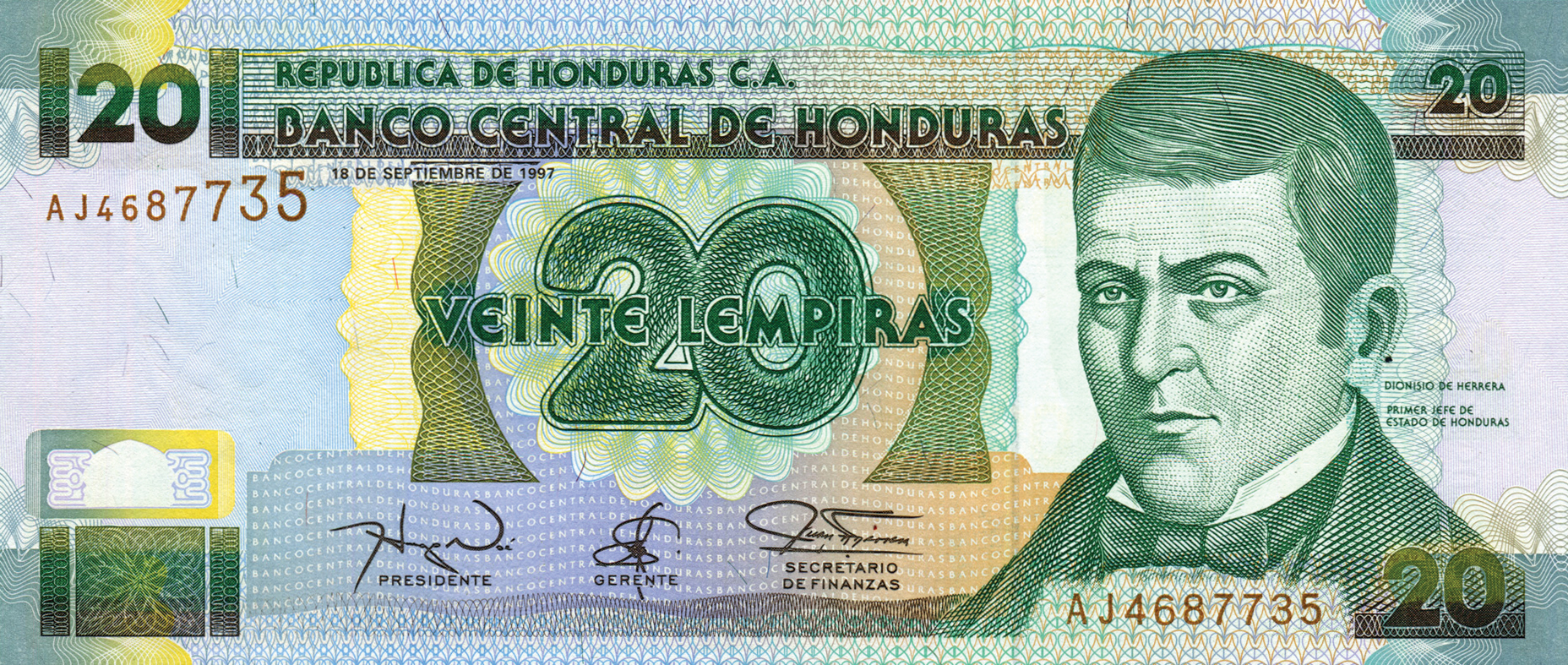  18 DE SEPTIEMBRE DE 1997 Prefix AJ 