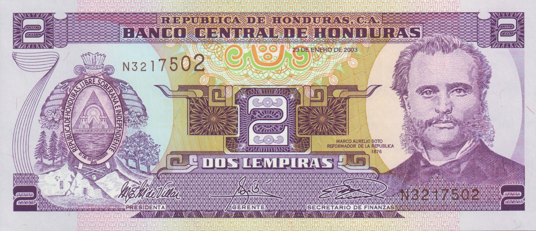  23 DE ENERO DE 2003 Sig 25: Mondragón/Pavon/Alvarado Prefix M, N 