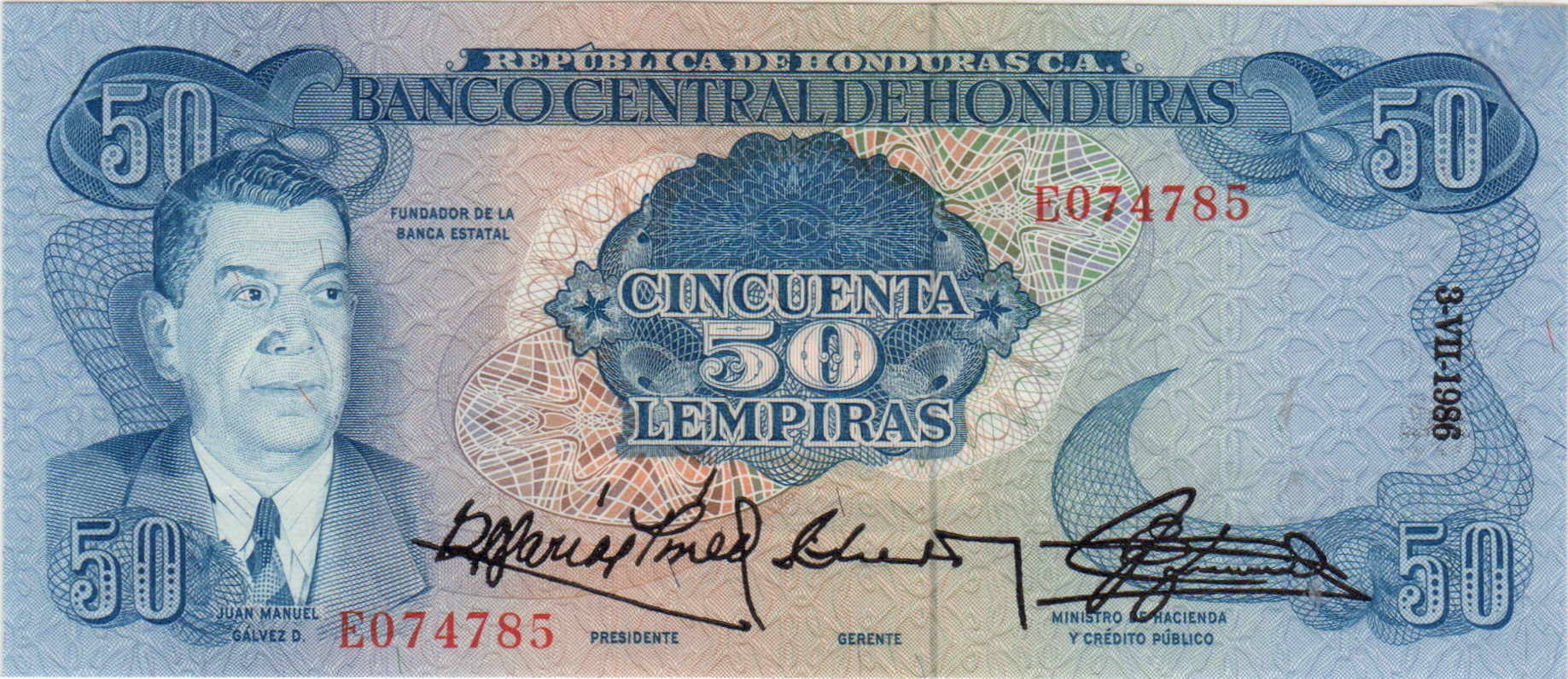  3-VII-1986 Sig 18: Carias/Pineda/Giron Prefix E 