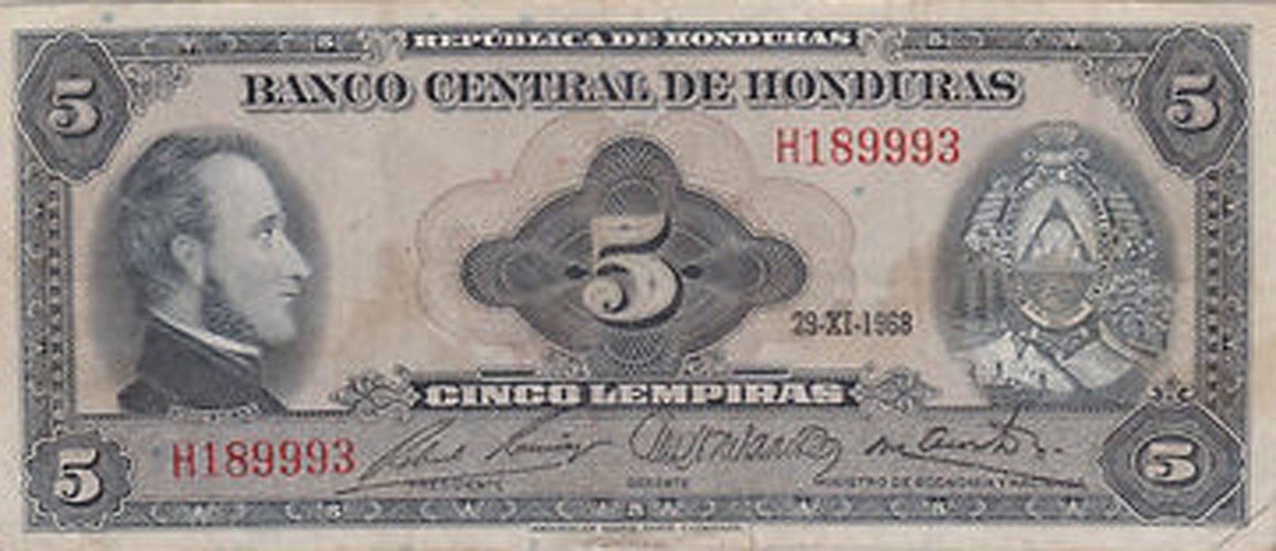  29-XI-1968 Sig 8: Ramírez/Medrano/Acosta Horizontal date 