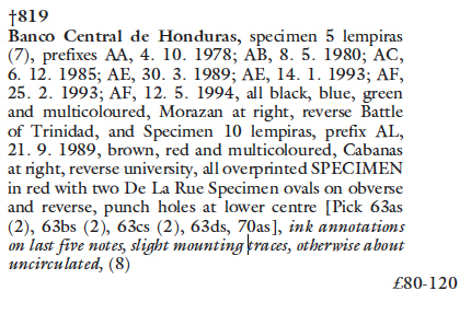  Diagonal red SPECIMEN and DLR oval ovpts 