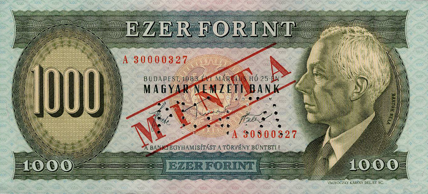  Diagonal red MINTA ovpt front; two vertical red MINTA ovpts back; horizontal MINTA perf; normal s/n 